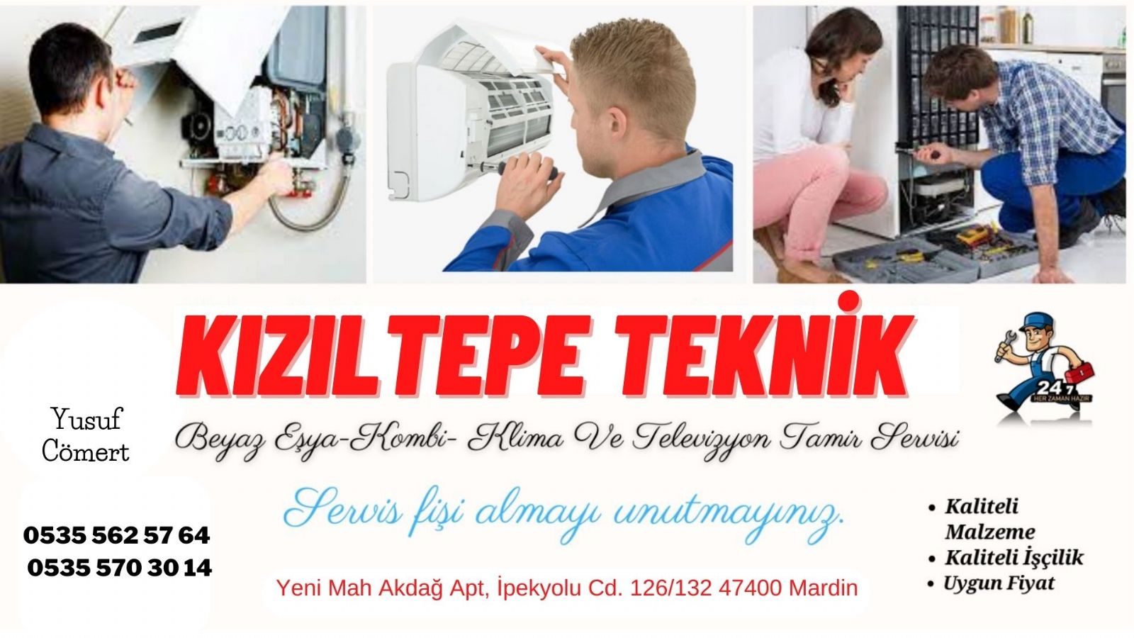 Kızıltepe Televizyon tamircisi